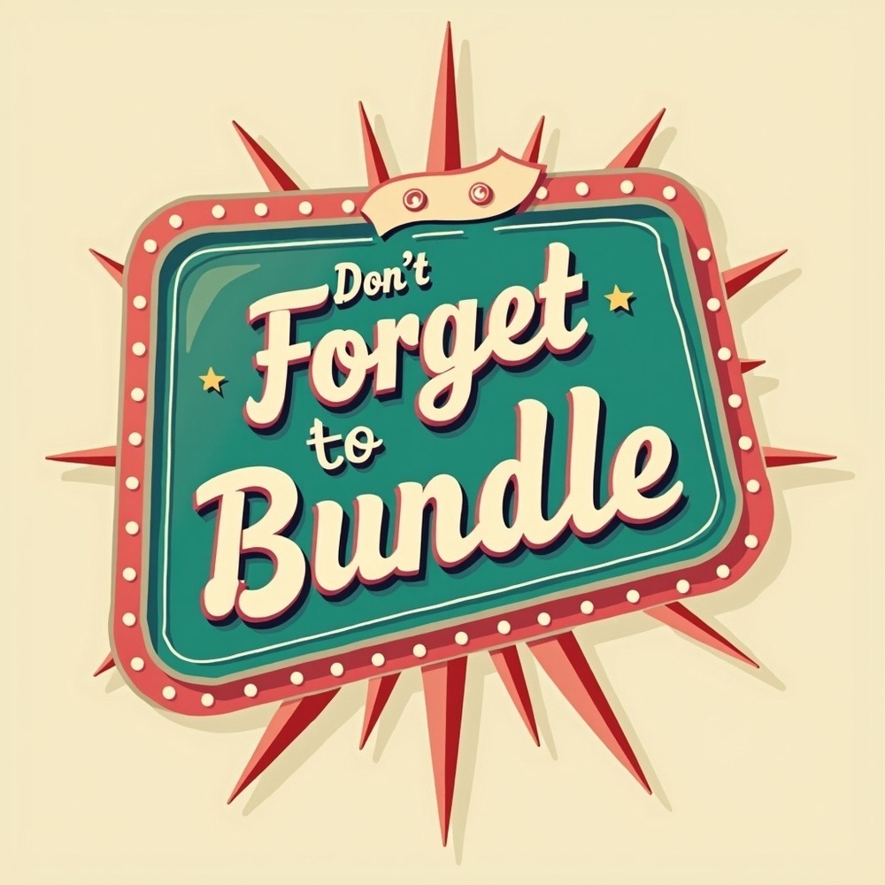 DON’T FORGET TO BUNDLE! 🤩 The more you bundle, the more you Save!  😎🌸💕